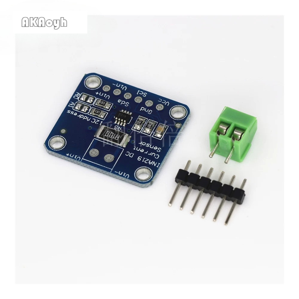 MCU-219 INA219 I2C Giao diện Zero Drift Mô-đun cảm biến giám sát dòng điện / nguồn hai chiều