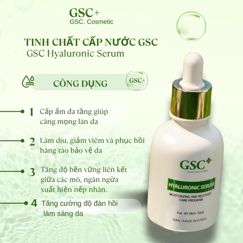 Tinh Chất Cấp Nước GSC ( GSC Hyaluronic Serum)