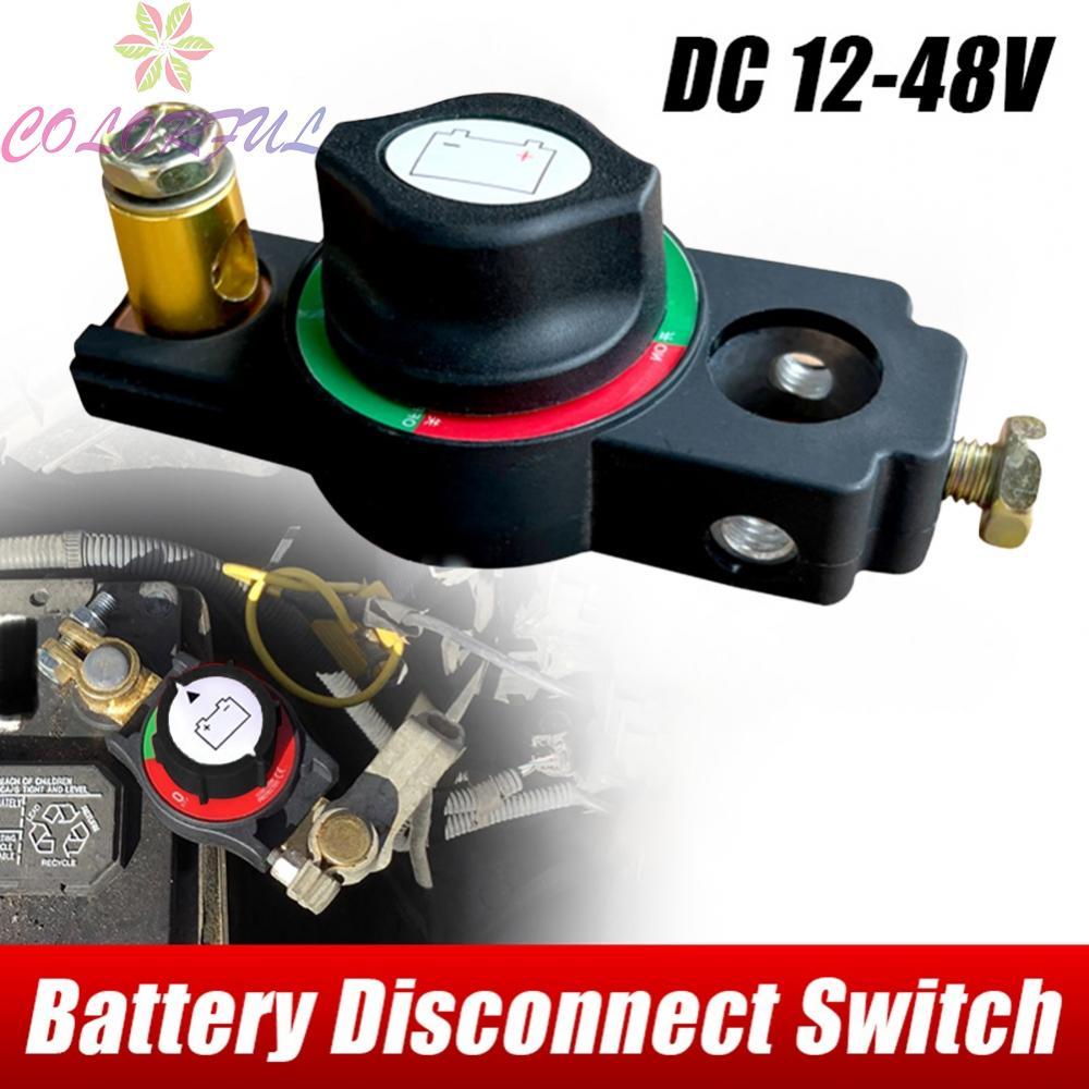 Battery Disconnect Switch Easy Installation 12V 24V Cut Off Battery Management