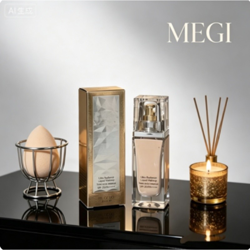 ((Siêu thị Mingtong) Kem nền dạng lỏng bạch kim Frozen Age 30ml Dưỡng ẩm sang trọng Kem che khuyết đ