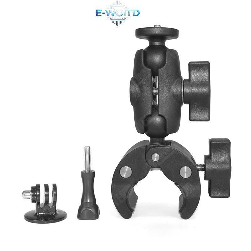 E-WOITD Xe Đạp Tay Lái Xe Máy Camara Sopport Ram Mount Braet Cho Insta360 X4 X3 Ace Pro 2 Go 3s X2 G