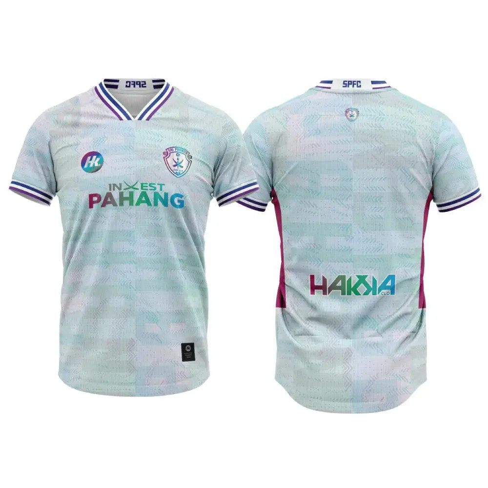 2025 HAKKACLO SRI PAHANG FC SPFC Cầu Thủ thứ 3 Jersey Chính Thức Nhanh Khô Unisex Thoáng Khí Thoải M