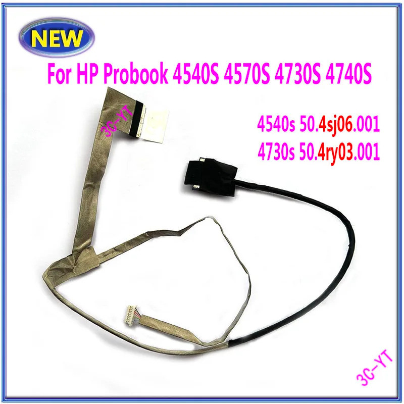 LCD LED LVDS Màn Hình Cáp Mềm Video Cho HP Probook 4540S 4570S 4730S 4740s 4540s 50.4sj06.001 4730s 