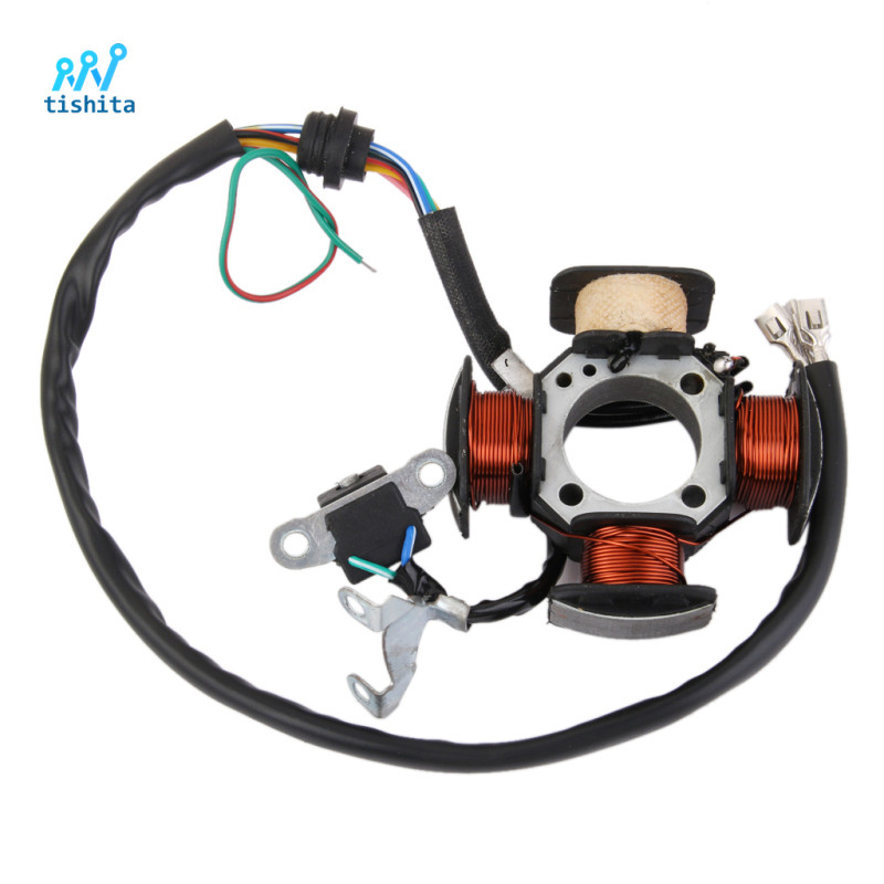 Stator Của Máy Phát Điện Đánh Lửa Moto CG125-4 Dây Đồng Cho Series ATC CG125