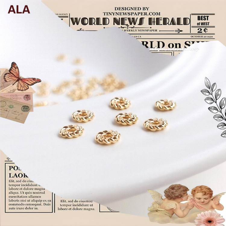 💖Phụ kiện trang sức DIY💖Vòng tay handmade từ ren vàng-clad 14K, phụ kiện DIY cho trang sức cá nhân[f