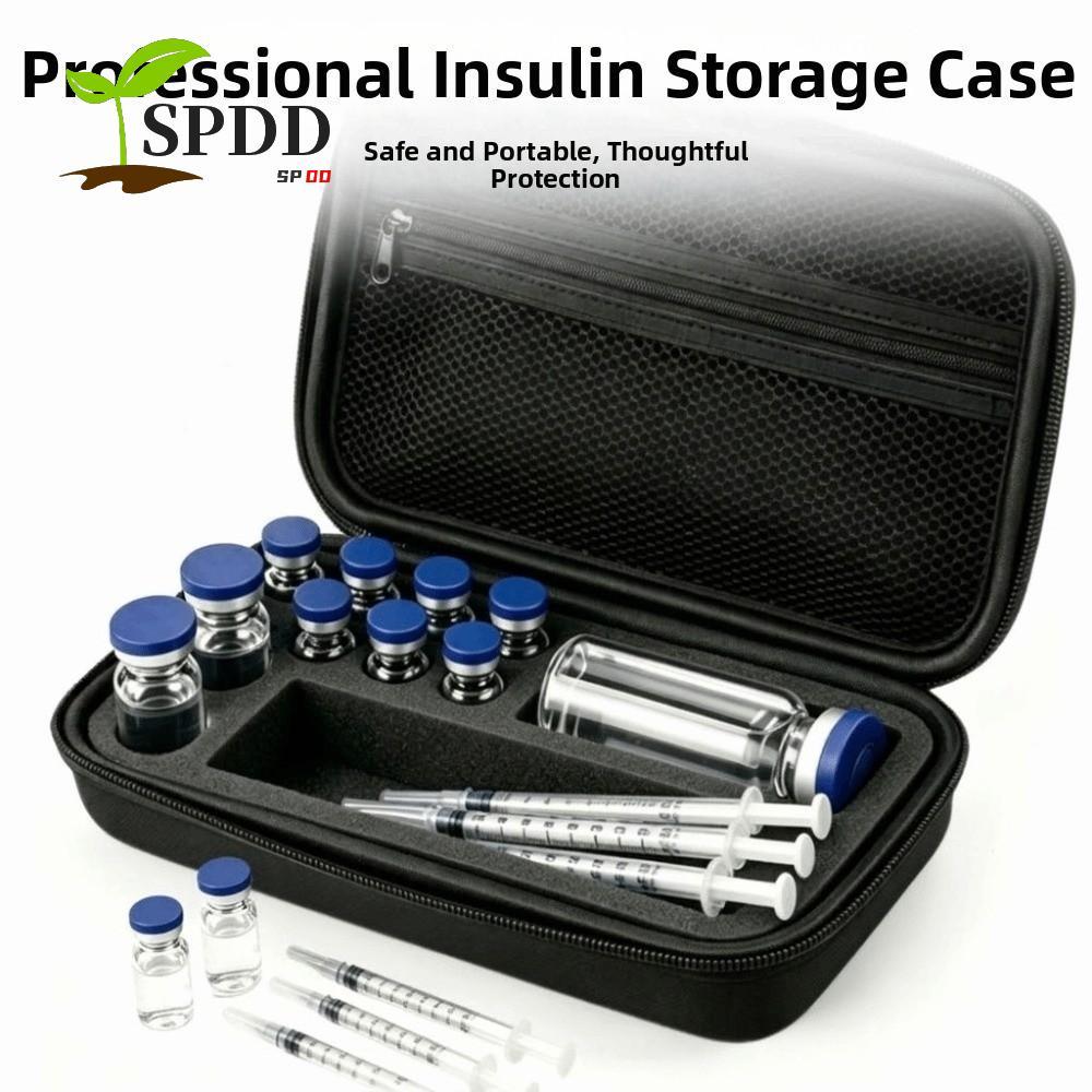 SPDD Insulin Vial Protector, 1-10ML 8 / 10 Slots Hộp đựng lọ insulin, Hộp đựng tinh dầu chống nước c