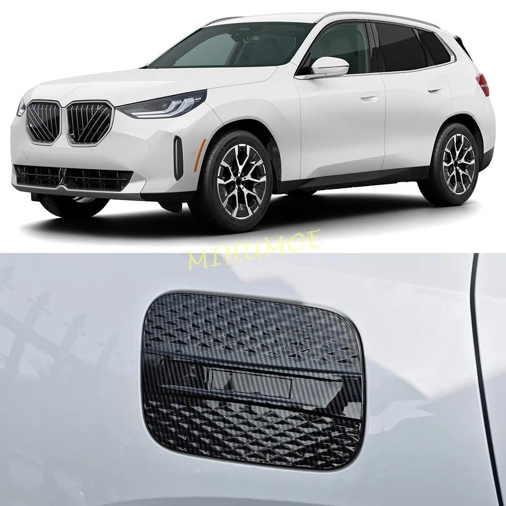 Cho 2025 2026 BMW X3 G45 Sợi Carbon Xe Nhiên Liệu Khí Dầu Nắp Bao Viền Bên Ngoài Miếng Dán Phụ Kiện
