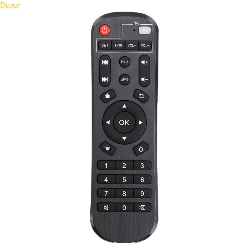 Dusur cho TV thông minh Điều khiển từ xa cho Android TV Box X96 X96 Mini H96 H96 Đen