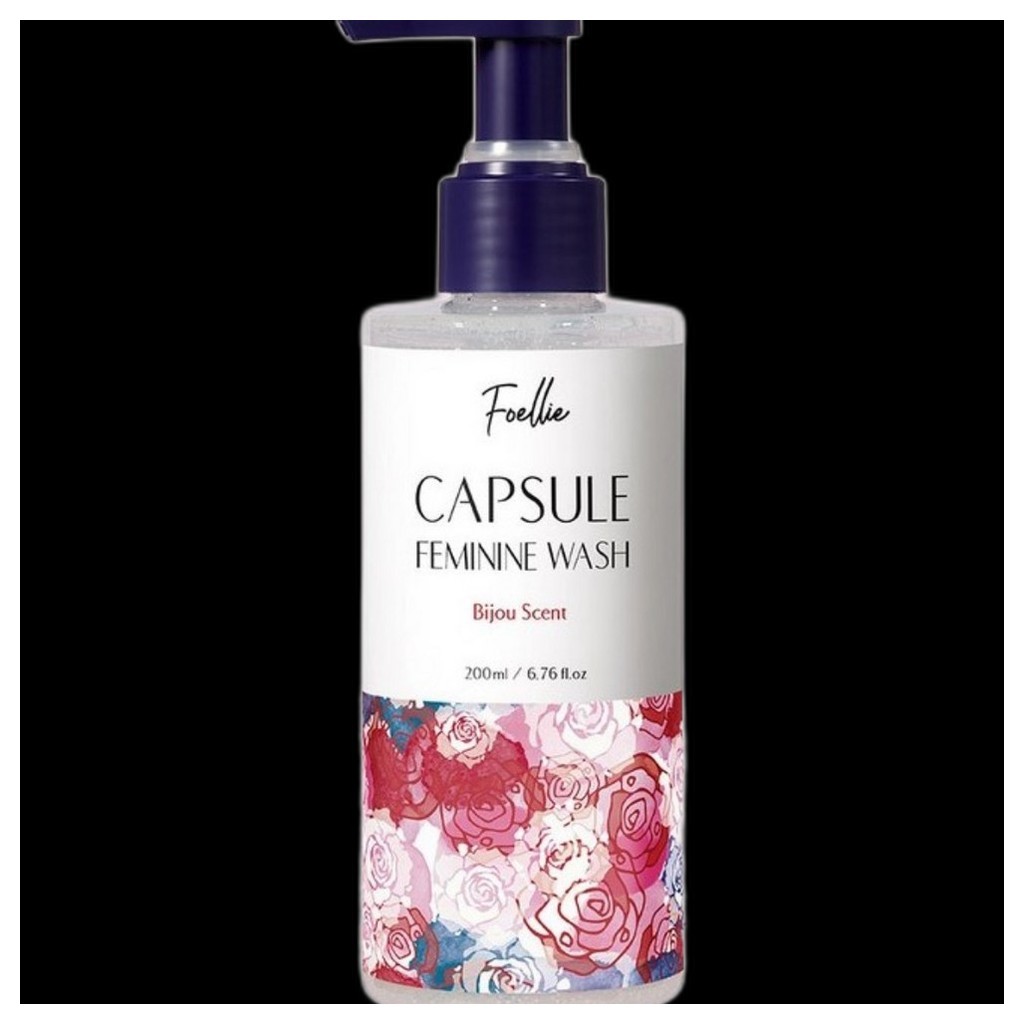 [foellie] Capsule Feminine Wash (Bijou Scent), 200ml, 1pc / Sữa rửa nữ tính Hàn Quốc / Hương hoa Bij