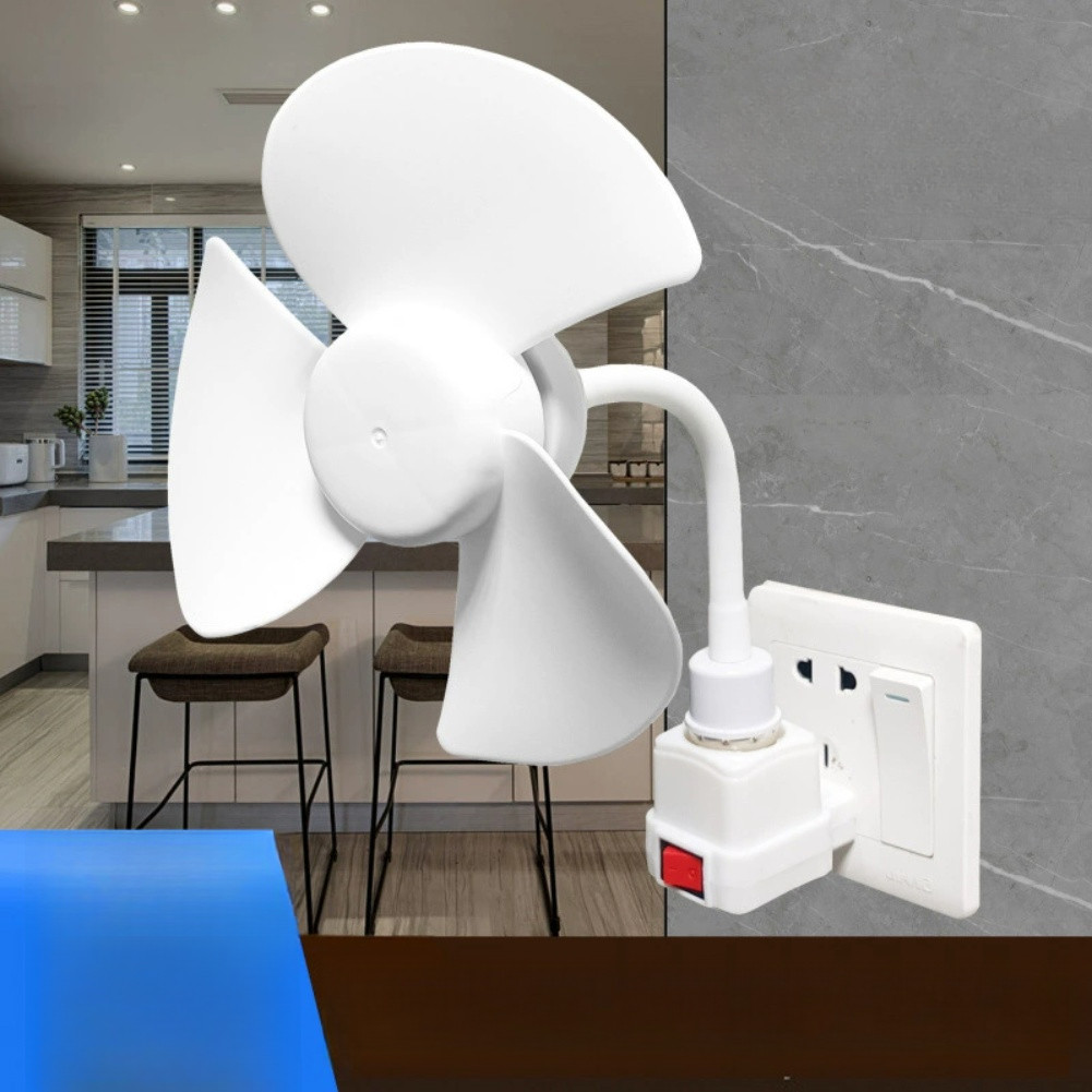 [Homestore]Socket Fan Energy Efficient Brushless DC Motor Quiet Operation Three Blades