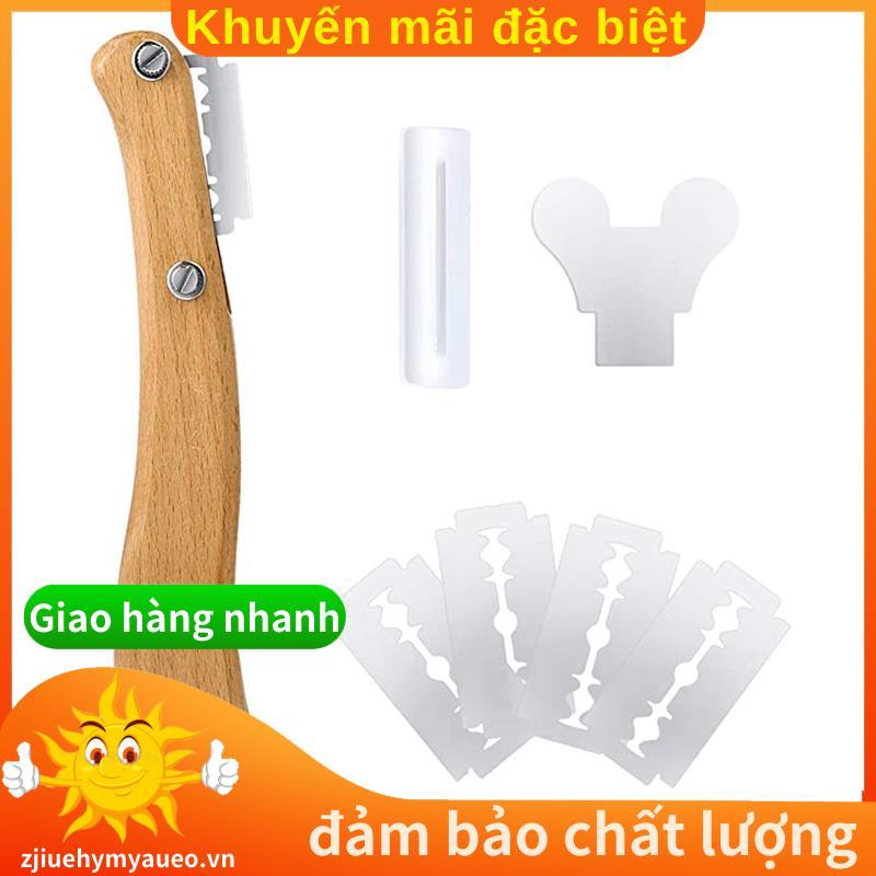 Bánh mì Lame có tay cầm bằng gỗ, Dụng cụ cắt bánh mì Lame, Dụng cụ cắt bánh mì, Dụng cụ làm bột.