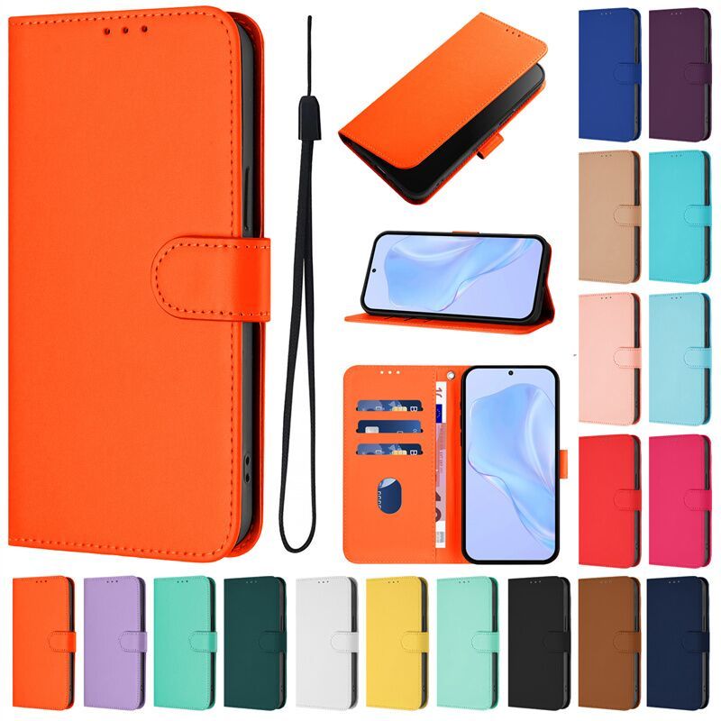 Ốp Lưng Màu Dopamine Cho Xiaomi 12 Pro 12S Ultra 12S Pro 5G Da Flip Stand Ví Điện Thoại Ốp Lưng Dây 