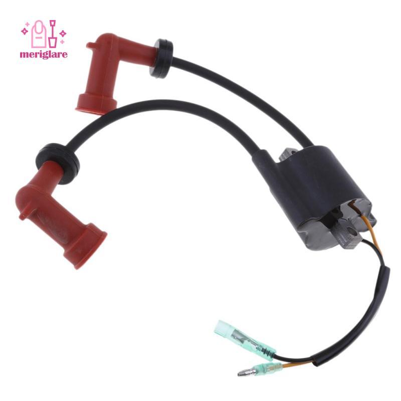 Assy cuộn dây đánh lửa màu đen cho động cơ Yamaha Outboard 15 mã lực 2 thì
