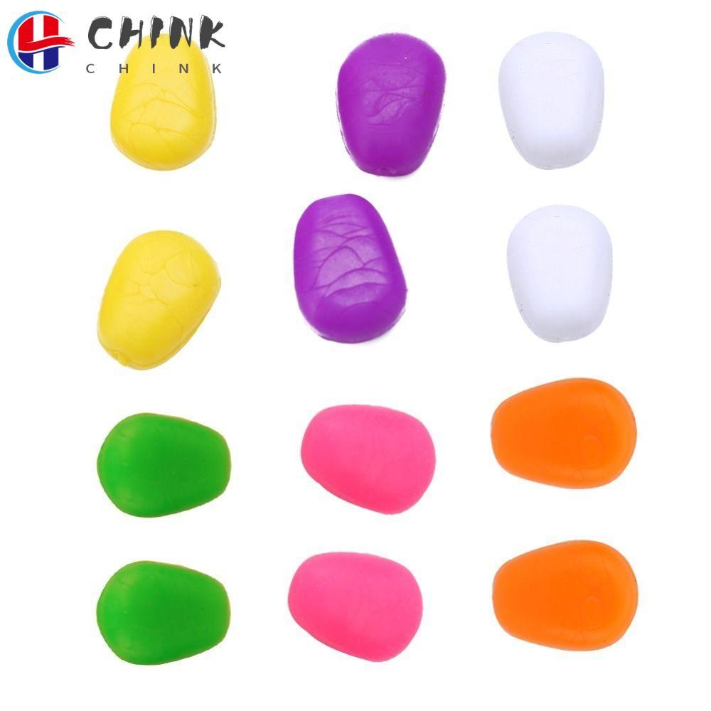 CHINK 60 Mồi ngô giả, Ngô câu cá mềm nổi, Bền 6 màu PVC 13,5 × 10 × 7mm Mồi câu cá chép Câu cá nước 