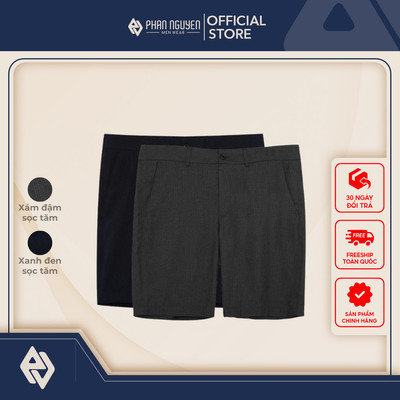 Quần short nam basic cao cấp Phan Nguyễn, chất liệu mềm mại thoáng mát, thiết kế đơn giản, thời thượng QSD.148-149