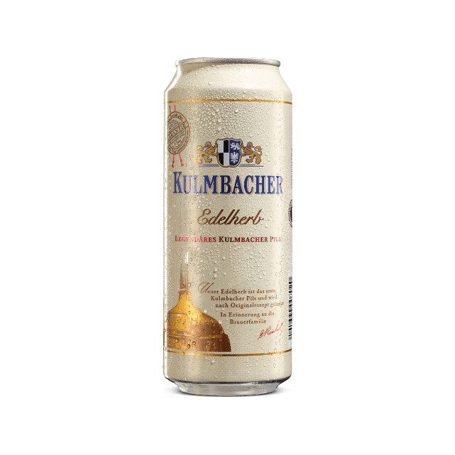 Bia Kulmbacher Edelherb 4.9% - bia Đức - 1 lon 500ml