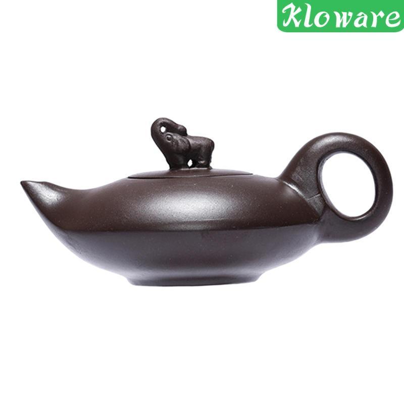 Ấm Trà Zisha 170cc Thiết Kế Voi Đất Sét Tím Ấm Trà Handmade Trung Quốc Ấm Trà Cho Kung Fu Trà Lễ Cun