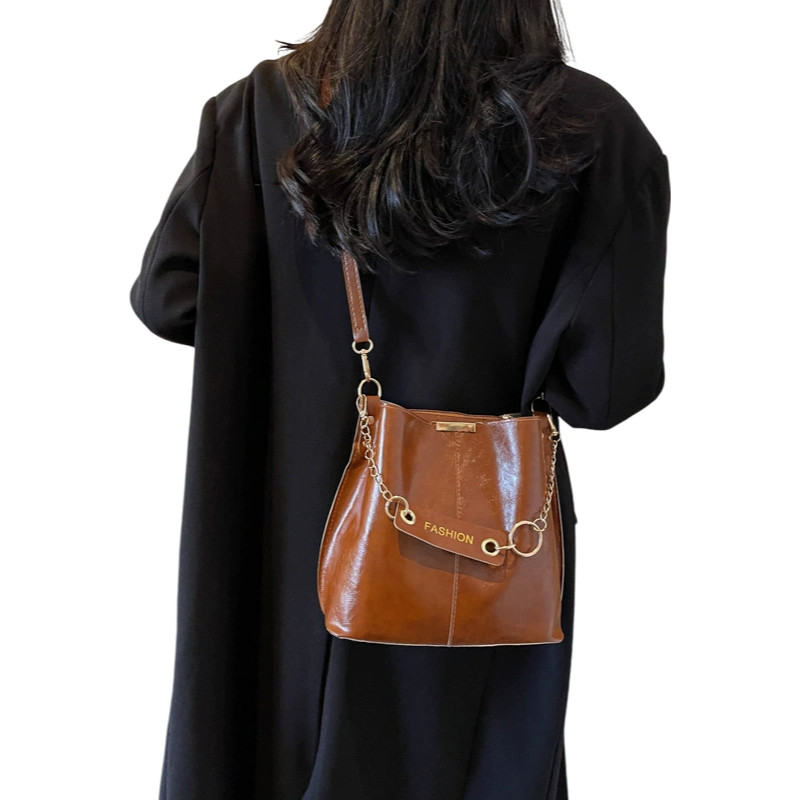 Túi Tote Thiết Kế Niche Retro Merader Style Nữ