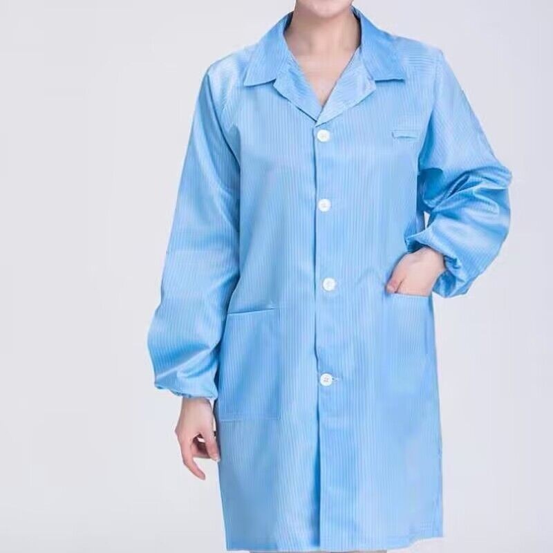 Tĩnh Quần Áo Chống Bụi Áo Dài Bảo Hộ Lao Động Xanh Xưởng Điện Tử Foxconn Nhà Máy Thực Phẩm Chống Bụi