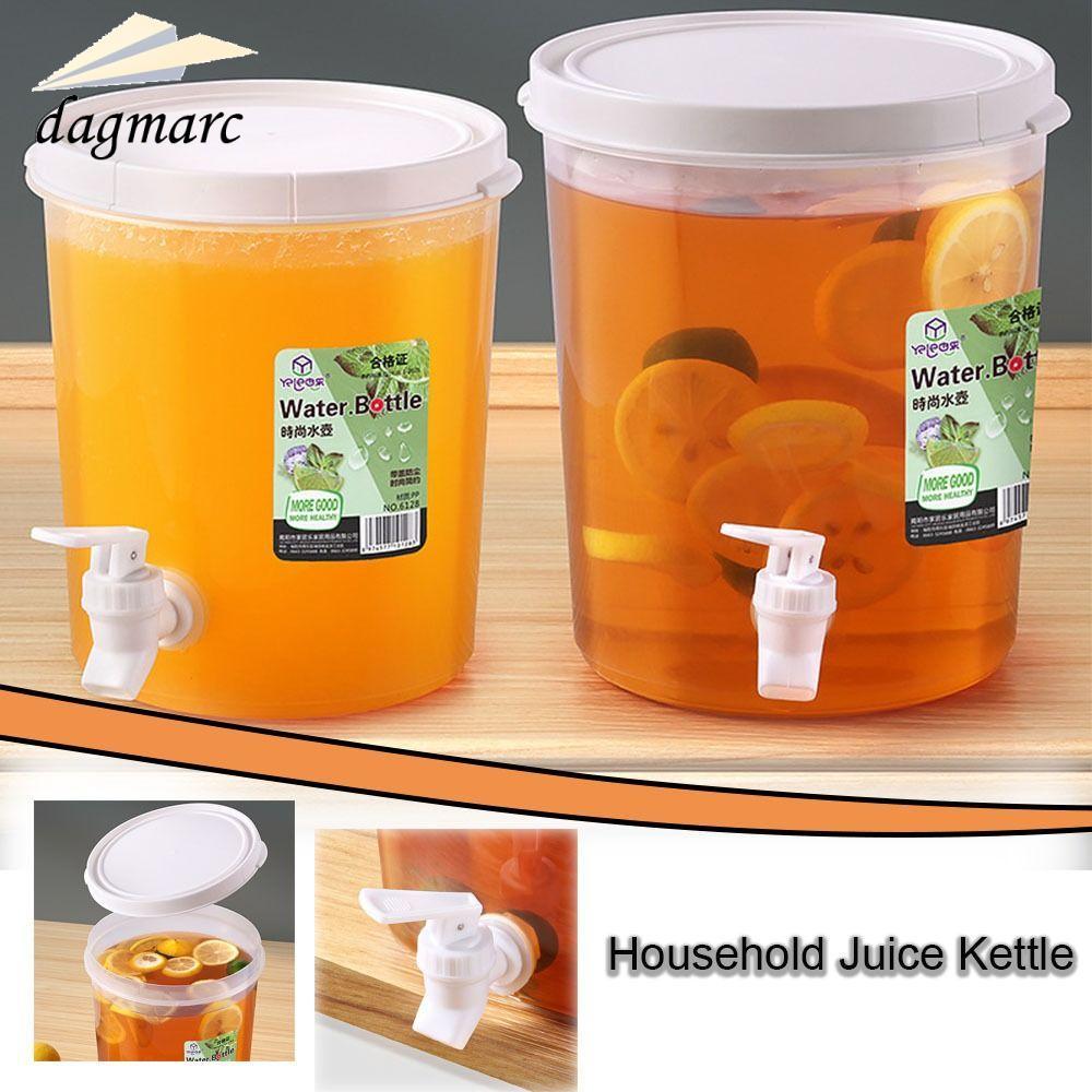 DAGMARC Ấm đun nước ép gia đình, Vòi đựng nước ép Tủ lạnh Ấm đun nước lạnh, có nắp Nước chanh Đế đựn
