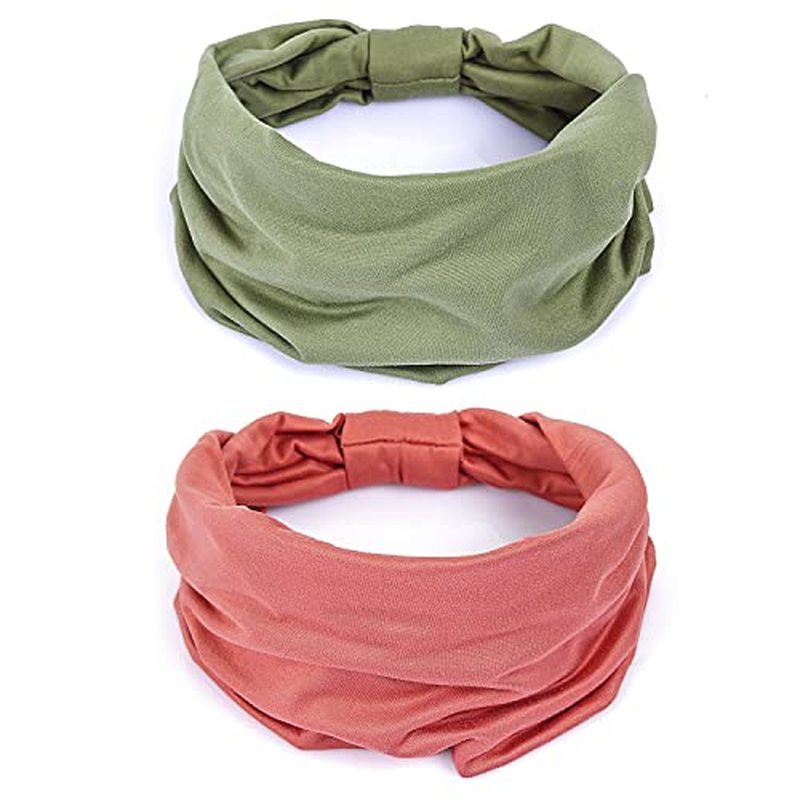 GiLi 6 Pack Wide Headbands for Women Non Slip Soft Elastic Hair Bands Yoga Running Sports Workout Gy