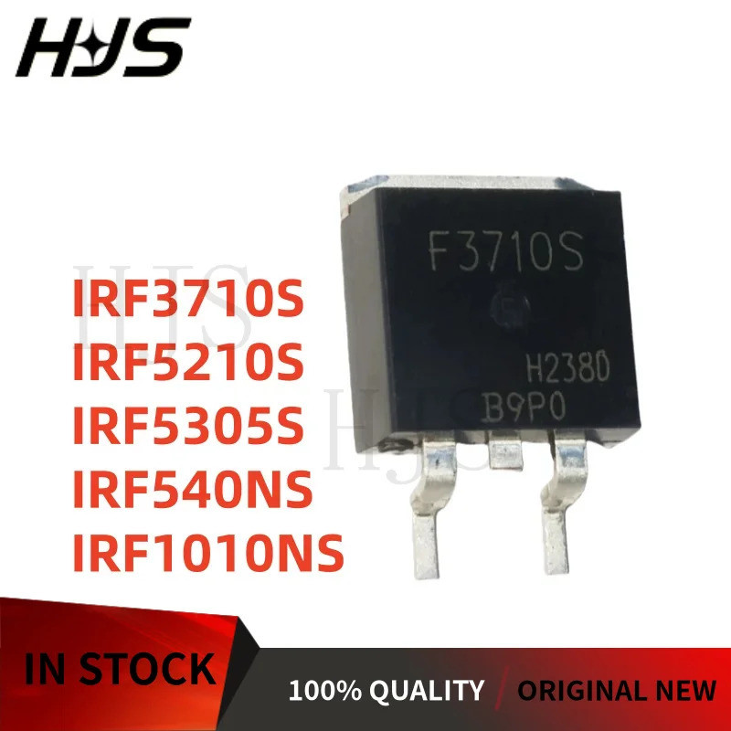 10 Cái / lốc IRF3710S IRF5210S IRF5305S IRF540NS IRF1010NS TO-263 còn hàng chip ic mos 98DD