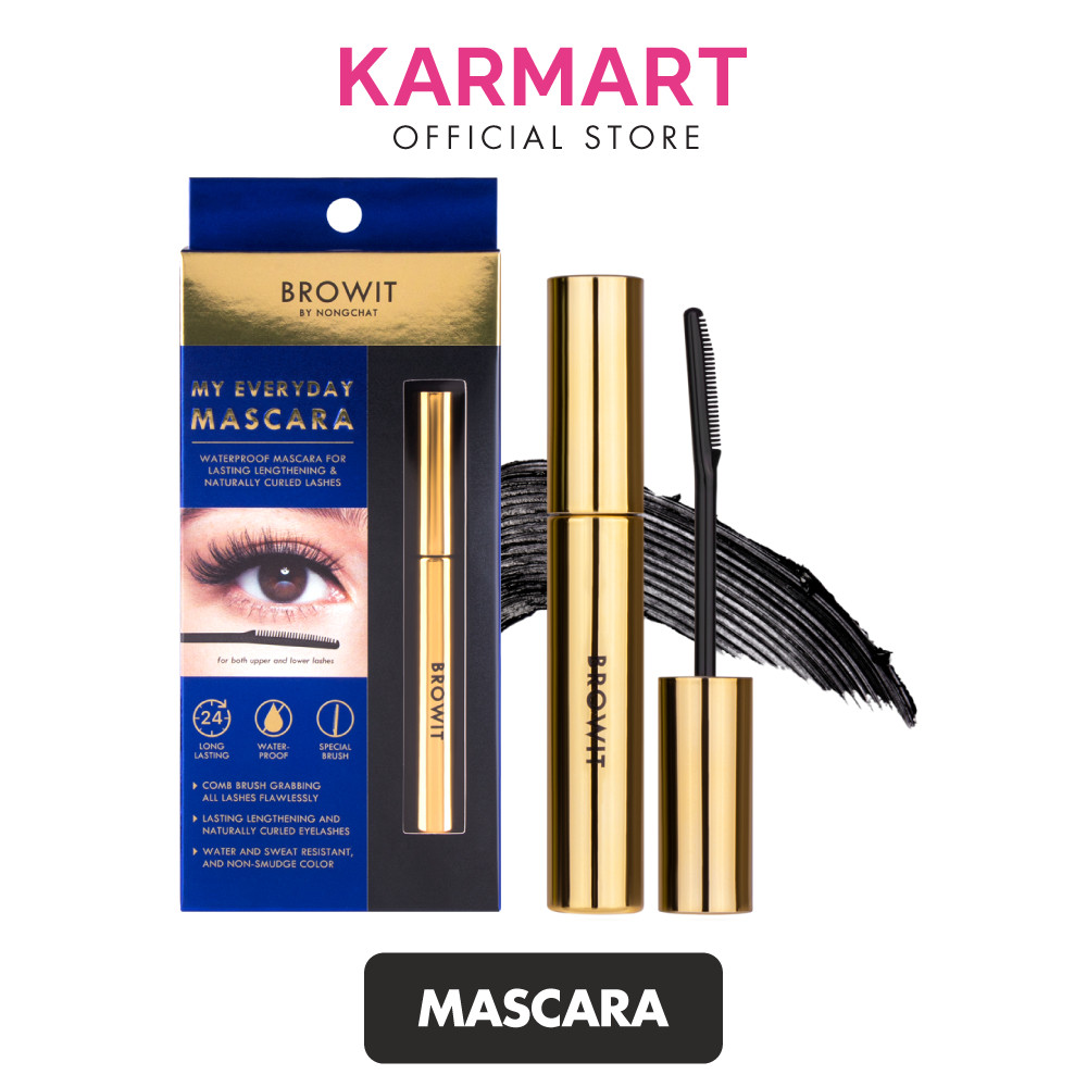 Chuốt Mi Nongchat Browit Siêu Tơi Dài Và Cong Mi, Kháng Nước Siêu Bền Mascara My Everyday 5.5g | BigBuy360 - bigbuy360.vn