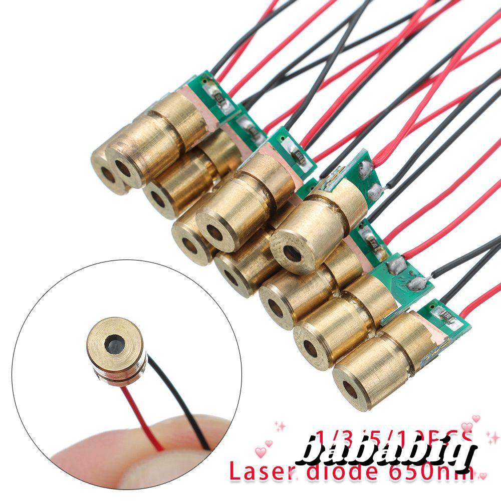 BABABIQ 1 / 3 / 5 / 10pc Điốt Laser Chất Lượng Cao 5 triệu watt Red Sight Dot Diode Module
