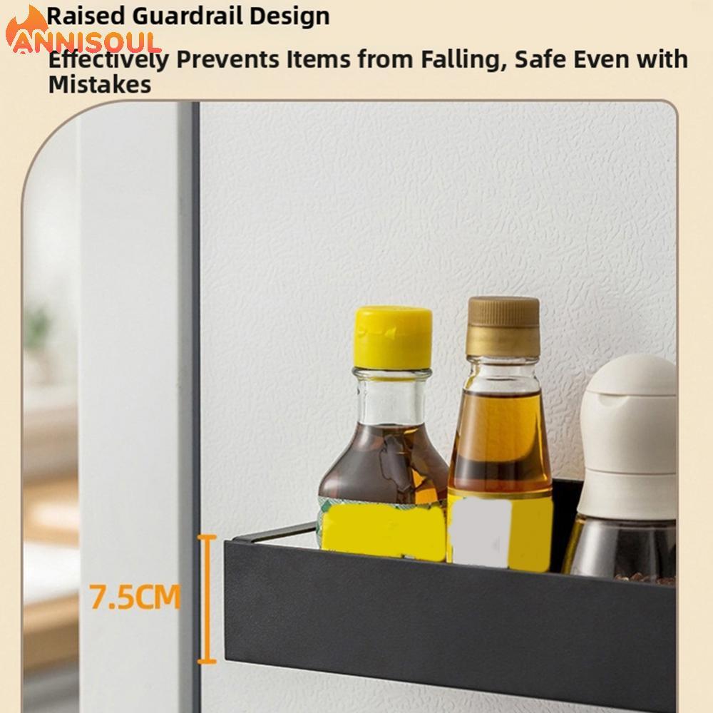 [NISO]Magnetic Spice Rack Space-saving Design No Drilling Required For Refrigerator