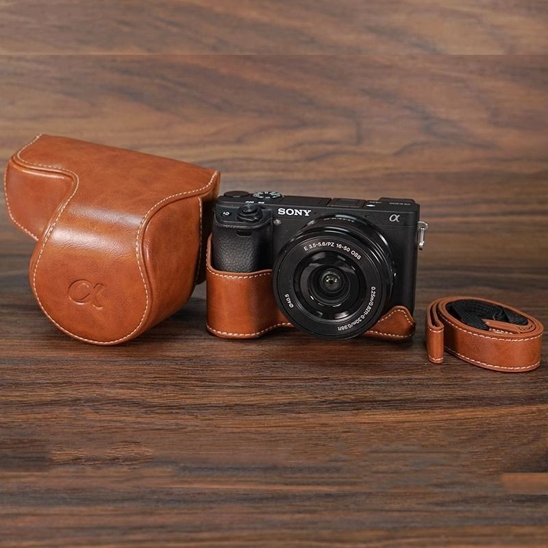 Ốp Bảo Vệ Camera Sony a6400 a6300 / a6000 Micro Đế Đơn a5100 Túi Máy Ảnh a5300 Bao Da Y2642829