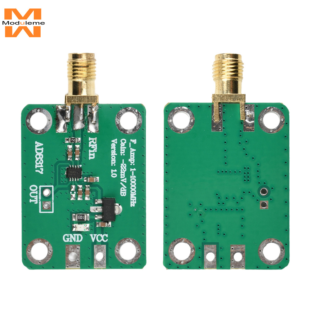 AD8317 DC7-15V Mô-đun RF Logic Geophone Đồng hồ đo nguồn tín hiệu RF Phát hiện nguồn 1M-10000 MHz