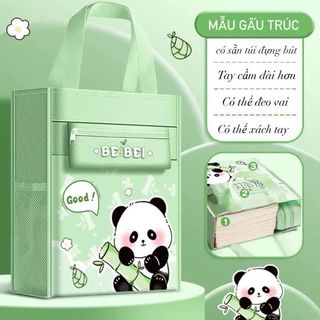 Túi học thêm chống thấm nước cho bé - cặp sách hoạt hình dễ thương và tiện lợi.(THETUNG12)