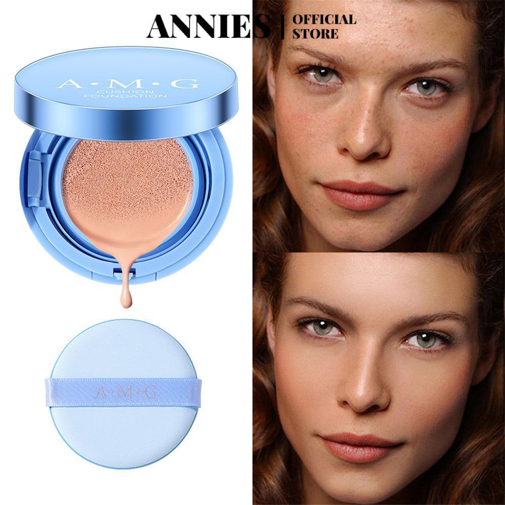 AMG Skin Care Liquid Foundation Trang điểm lâu trôi Air Cushion Cream 15g Soft Light Liquid Foundati