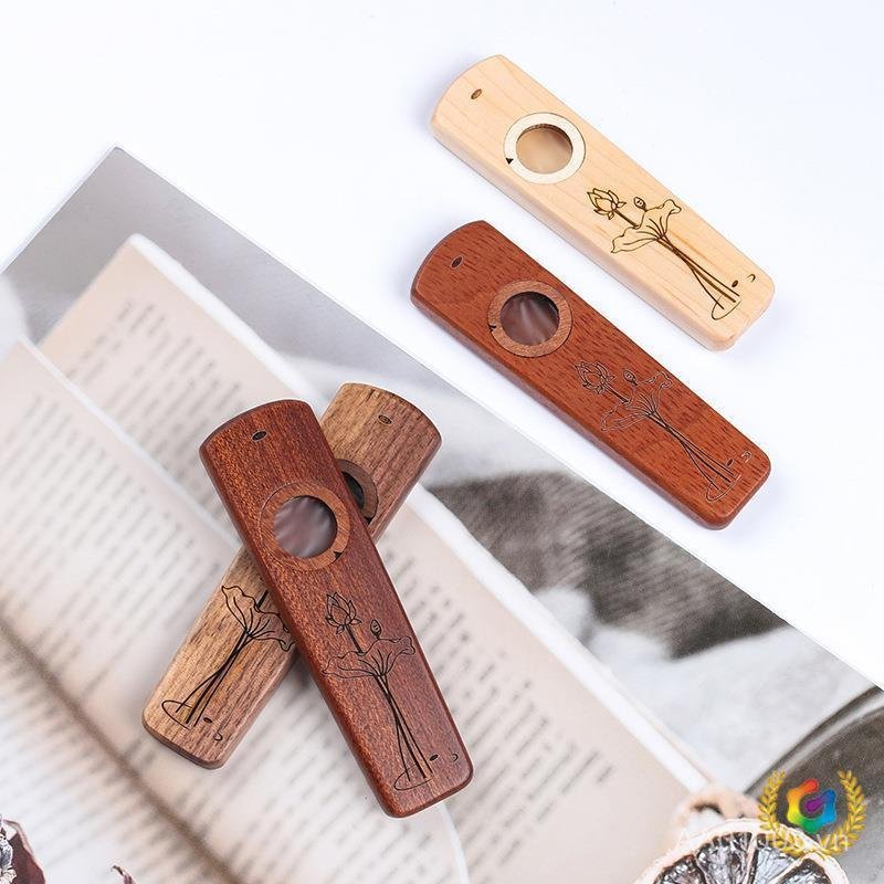 [Nhiều kiểu] Kazoo Kazoo Kazoo bằng gỗ Dễ dàng bắt đầu Thích hợp Nhạc cụ kèm theo Thần QNYS