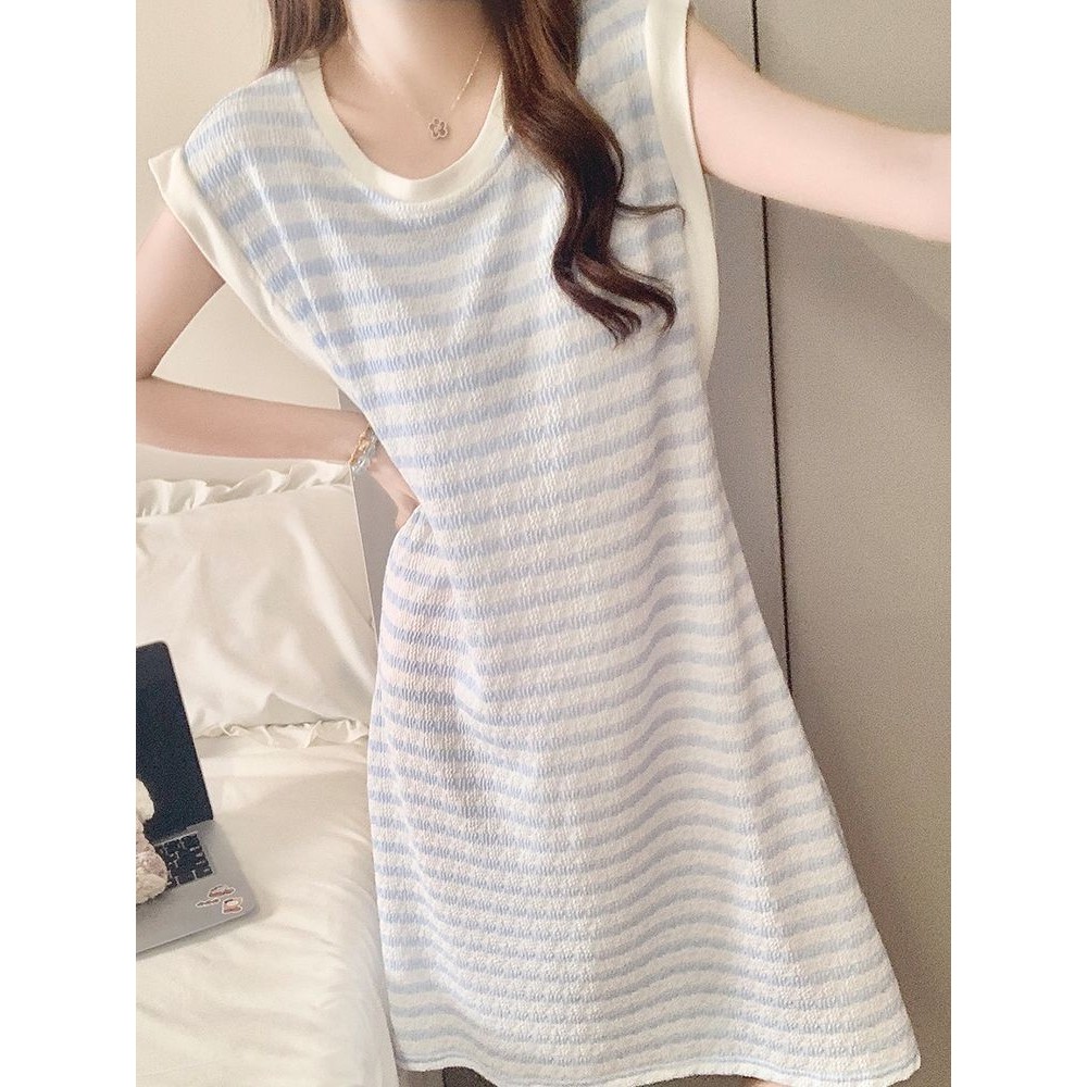 Váy Ngủ Nữ Modal Cotton Nguyên Chất Áo Vest Không Tay Có Miếng Lót Ngực Bộ Đồ Ngủ Ngày Nữ 2025 Homew