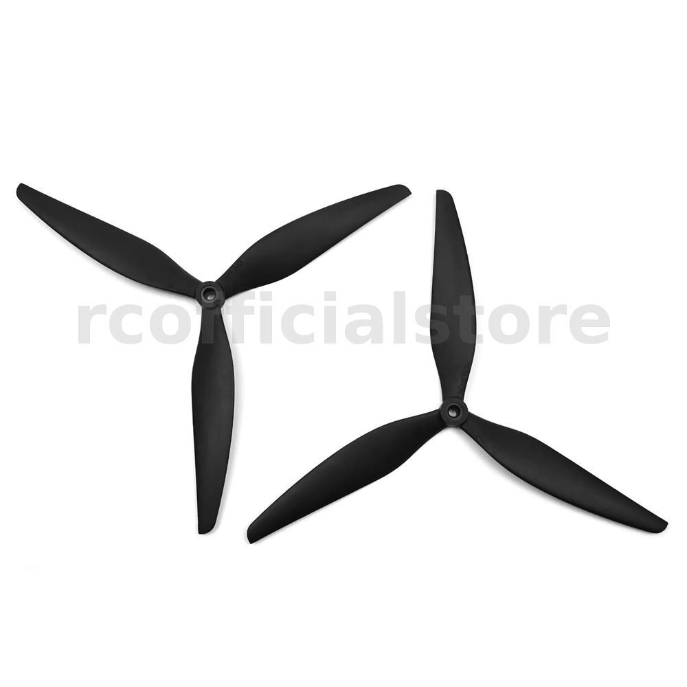 1 Cặp HQ MacroQuad 10X4.8X3 10Inch Sợi Thủy Tinh Gia Cố Nylon 3 Cánh Quạt Trục 5 Mm Cho RC FPV Racin