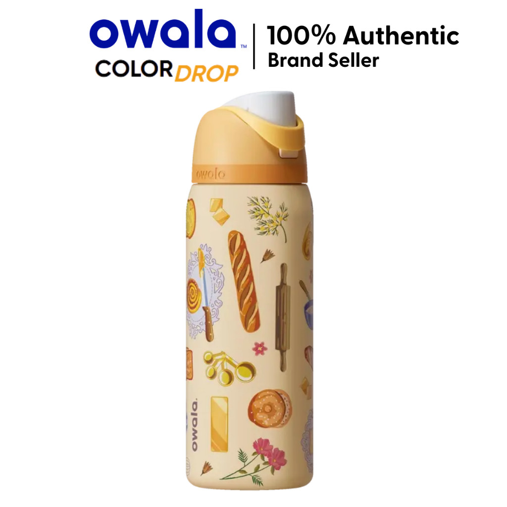 [COLOR DROP] Owala FreeSip Insulated Stainless Steel Water Bottle | Brunch Bunch | 32oz