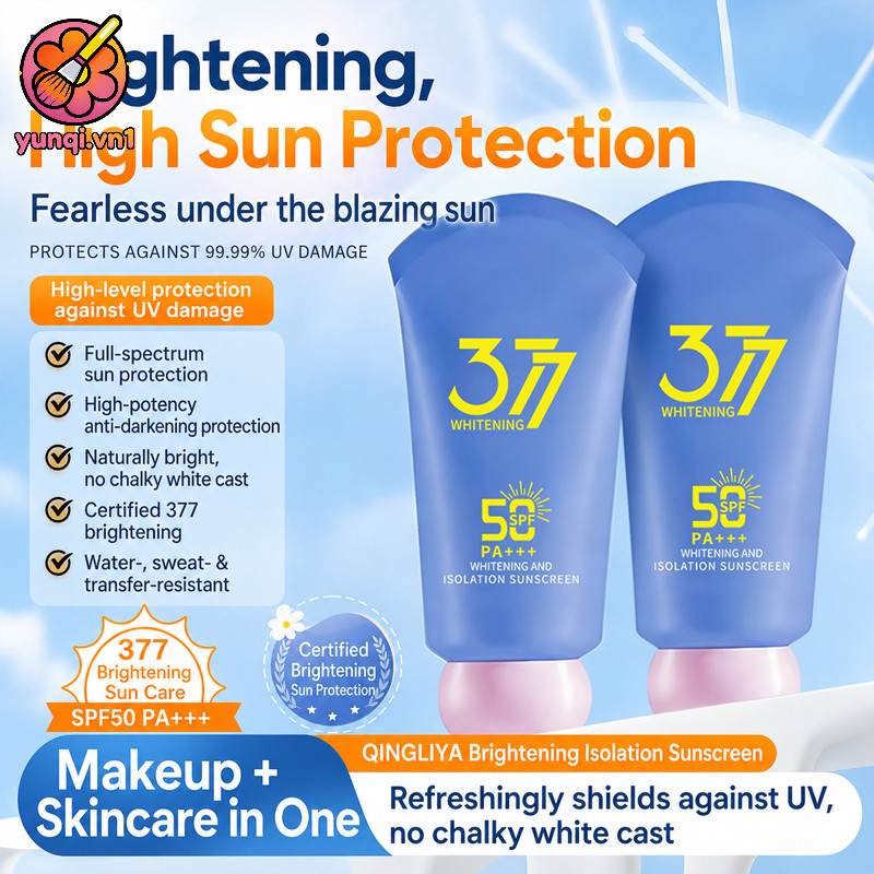 🎀yunqi🎀Kem Chống Nắng SPF 50+ PA+++ Asun Plus 50g Nâng Tone Dạng Sữa Phù Hợp Mọi Loại Da Bảo Vệ Da D