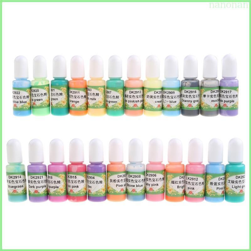 Nan Art Ink Resin Pigment Kit Liquid Resin Colorant UV Resin Dye Diffusion