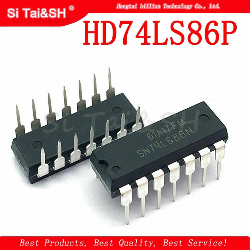 10 CHIẾC HD74LS86P DIP14 HD74LS86 DIP SN74LS86N DIP-14 74LS86 SN74LS86AN IC mới và nguyên bản