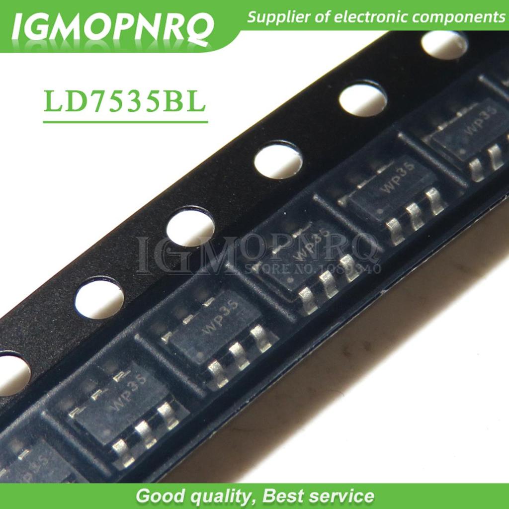 5 CÁI LD7535BL LD7535B LD7535 SOT23-6 LCD cung cấp 6 feet Mới Chính hãng