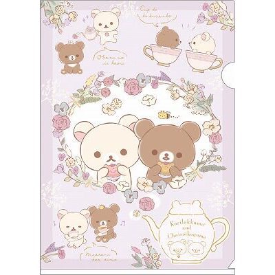 ((38 Yuan Miễn phí vận chuyển) Hàng có sẵn Nhật Bản Daigou San-x Rilakkuma Flower Tea Series Note Pa