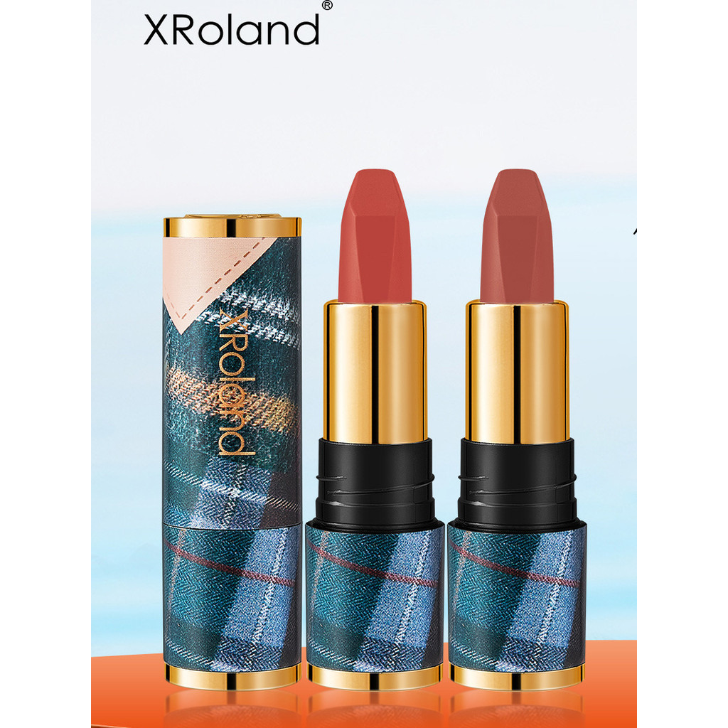 XRoland XRoland Xuân Roland Gesan Fog Kiss Son môi cốc chống dính Dễ dàng tô màu Không dễ phai màu T