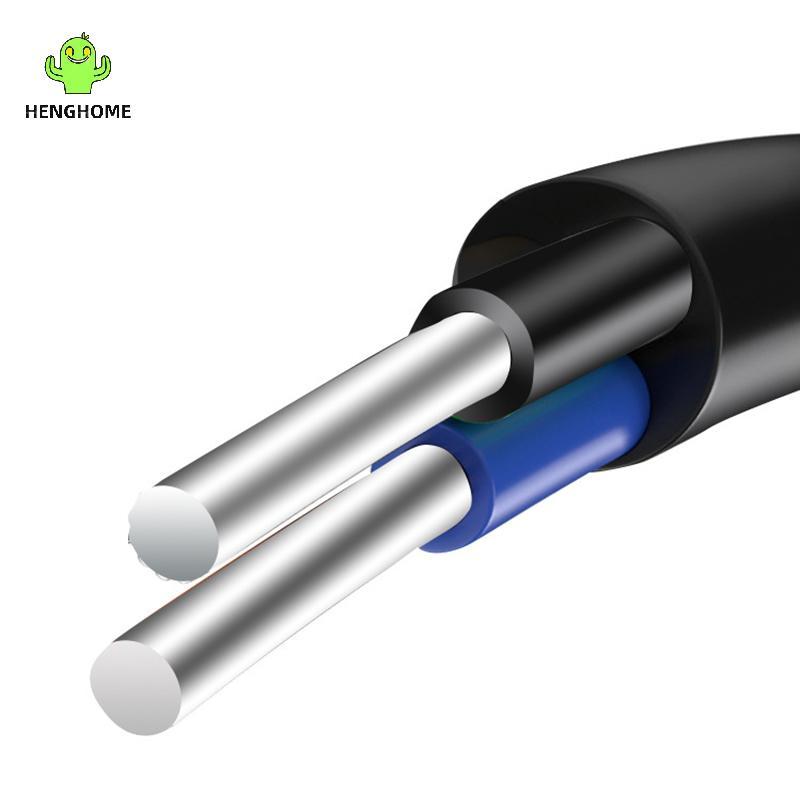 HENGHOME 0.8 / 1M Cáp USB Dây Sạc Lỗ Đồng Phù Hợp Với 5V Đèn Pin Máy Cạo Râu Tóc Dây Đơn Lỗ 1.5 1.8 