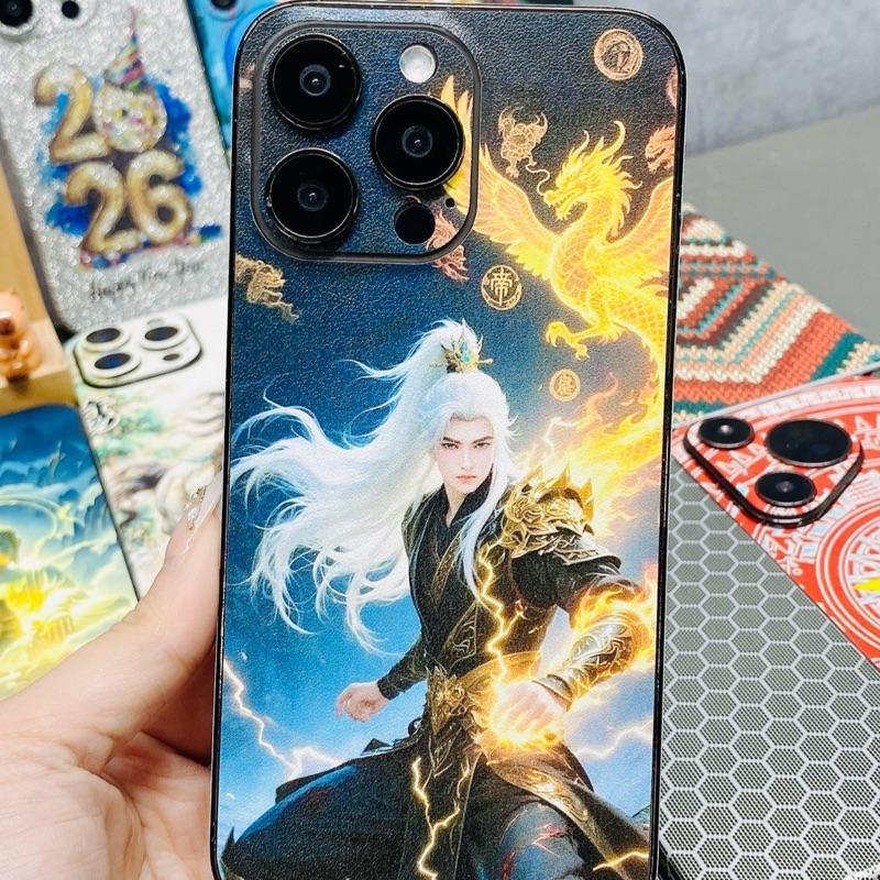 Miếng dán da mỏng hình Thạch Hạo dành cho điện thoại Android và IOS - Miếng Dán Điện Thoại