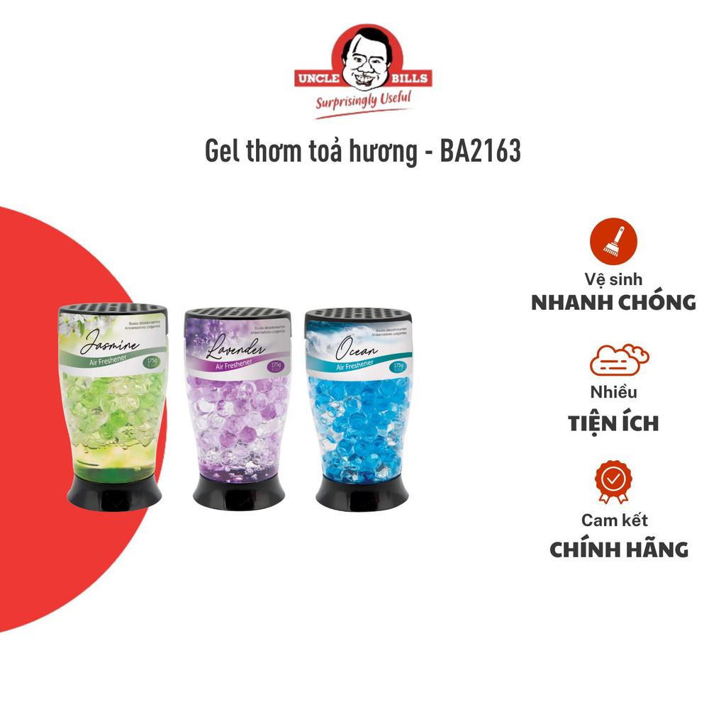 Gel thơm toả hương không khí UNCLE BILLS BA2163 - Hàng Chính Hãng UNCLE BILLS