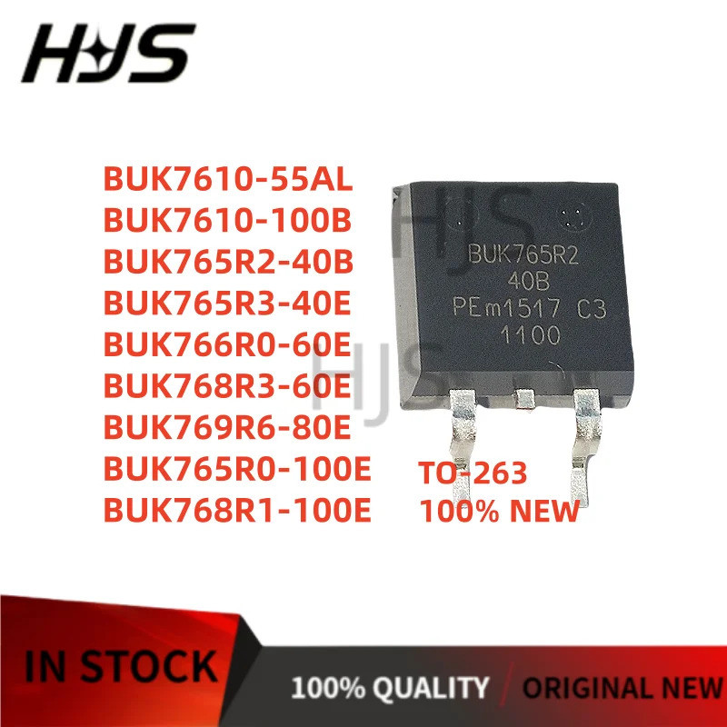 10 CHIẾC BUK76110-55AL BUK76110-100B BUK765R2-40B BUK765R3-40E BUK766R0-60E BUK768R3-60E BUK769R6-80