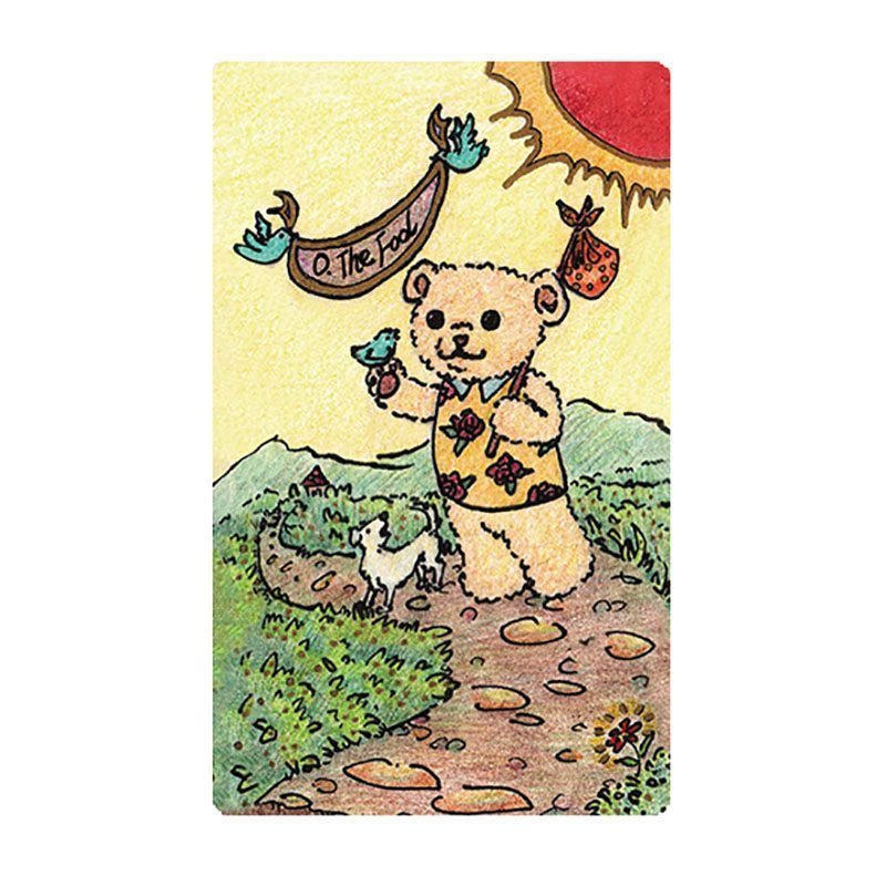 Chính Hãng Muppet Gấu Tarot Mini Phiên Bản Mini Muppet Gấu Tarot Ngôi Sao Kim Cương Bộ Thẻ Board Gam