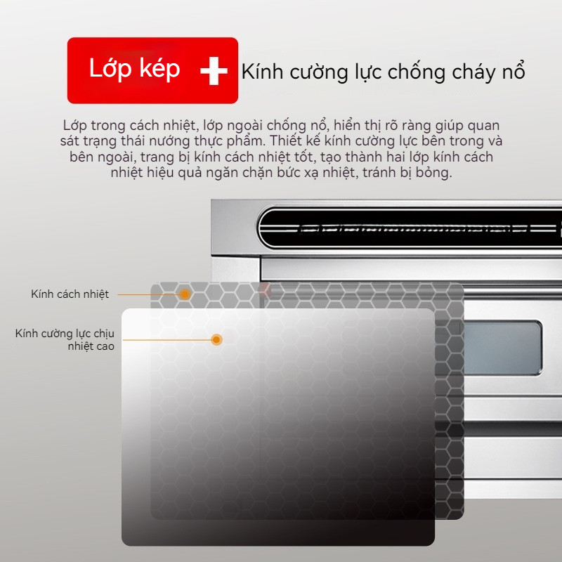 Lò nướng gas. Lò nướng dung tích lớn dùng cho gas hóa lỏng và gas tự nhiên.-oven