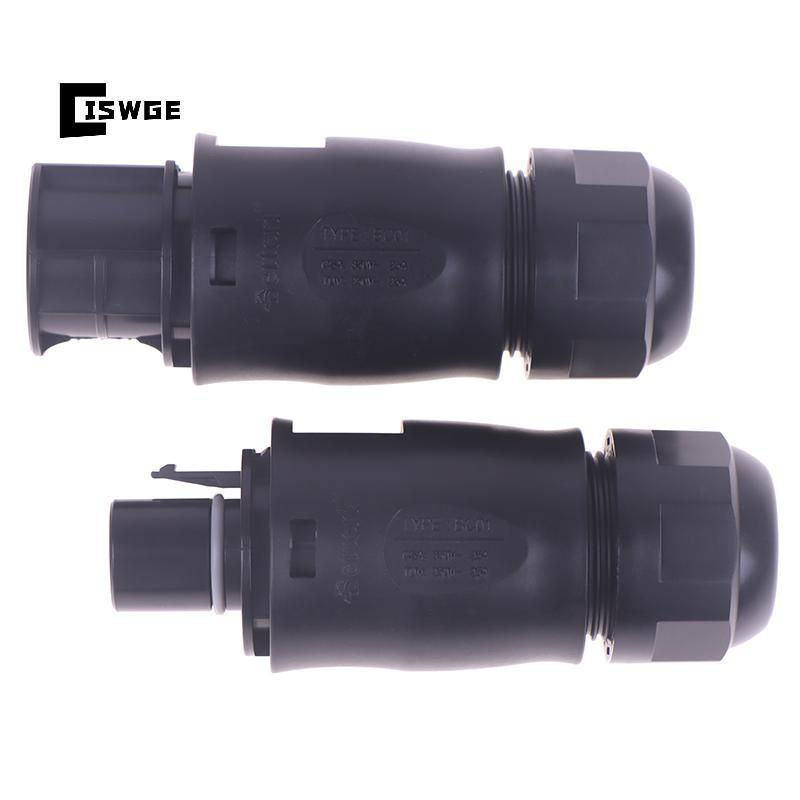 [CISWGE] Đầu nối 3 chân BC01 AC Nam Nữ IP68 cho dây buộc lưới năng lượng mặt trời Micro Biến tần Hoy